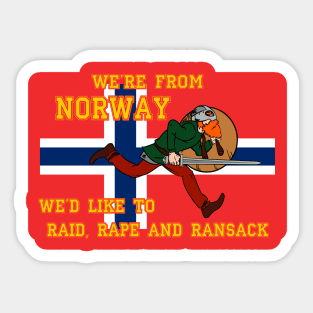 In Norway Sticker